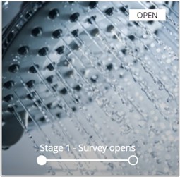 Stage 1 - survey opens